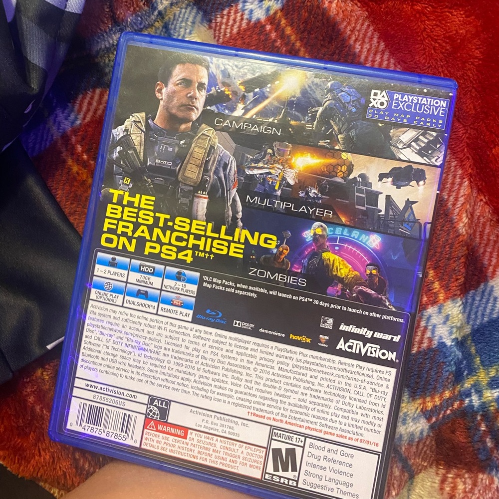 CALL OF DUTY INFINITE WARFARE PLAYSTATION 4